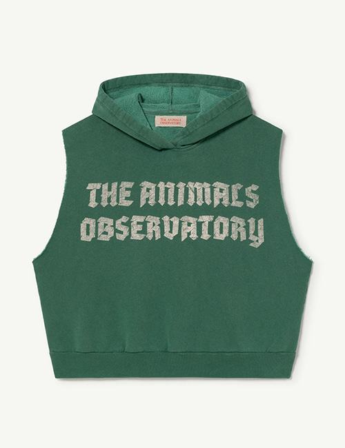 [The Animals Observatory] WHALE KIDS SWEATSHIRT _ Green [4Y]
