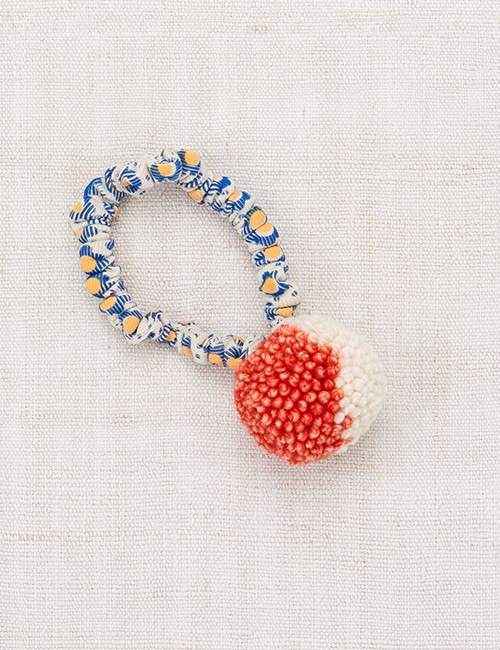 [MISHA AND PUFF] Pom Pom Hair Tie _ Red Flame