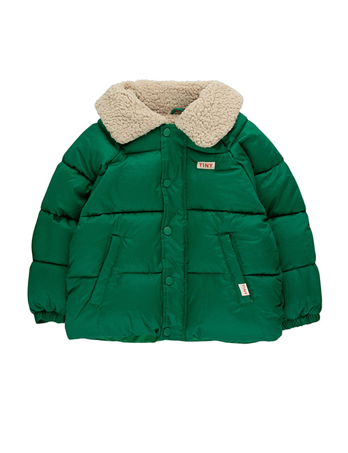[TINY COTTONS] SOLID PADDED JACKET _ grass green [6Y, 10Y, 12Y]