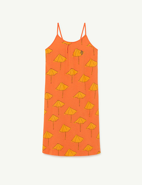 [The Animals Observatory]  Orange Umbrella Gazel Dress