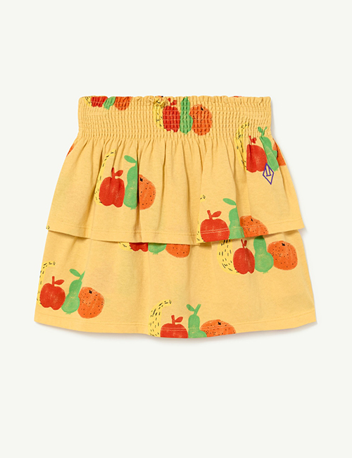 [The Animals Observatory]  Yellow Fruits Kiwi Skirt