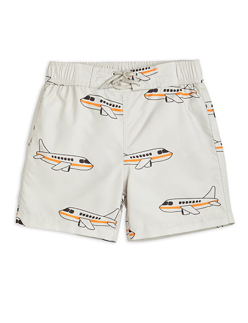 [MINI RODINI]Airplane aop swim shorts _ Grey