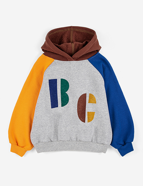 [BOBO CHOSES]Multicolor B.C hooded sweatshirt