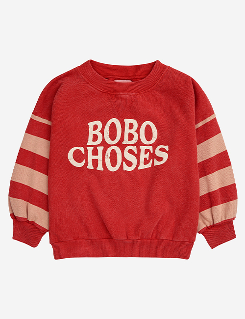 [BOBO CHOSES]Bobo Choses stripes sweatshirt