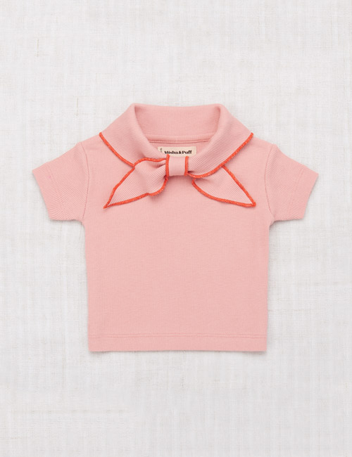 [MISHA AND PUFF]Ribbed Scout Tee - Rose Blush