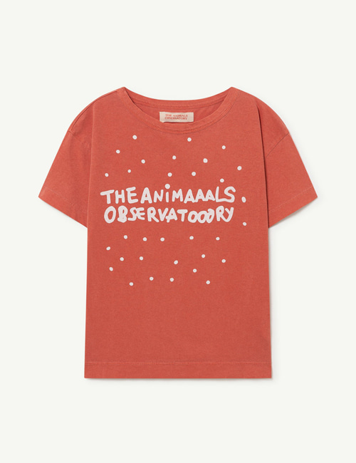 [T.A.O]  Red The Animals Rooster Kids+ T-Shirt