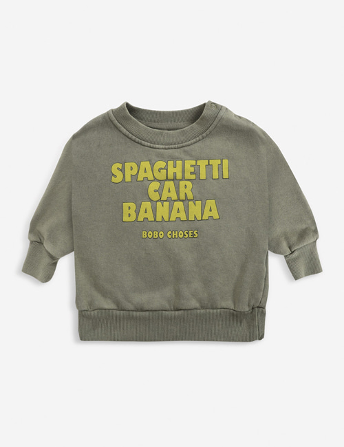 [BOBO CHOSES]  Spaghetti Car Banana sweatshirt