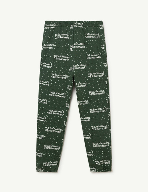 [T.A.O]  Green The Animals Dromedary Kids Trousers