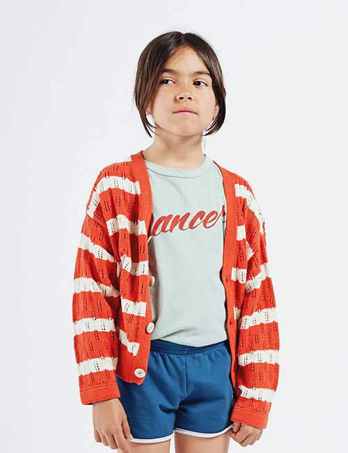 [BOBO CHOSES] Striped Knitted Cardigan[4-5Y]