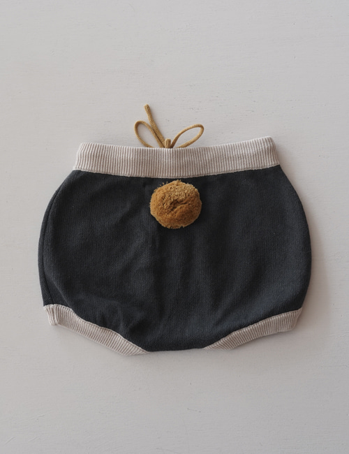[MES KIDS DES FLEURS] shorts with pompom _ Navy[M, L]