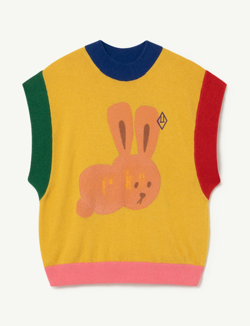 [T.A.O] PARROT KIDS VEST_Yellow Rabbit [10Y]
