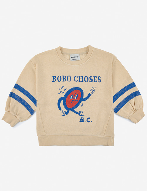 [BOBO CHOSES]  Walking Clock sweatshirt [2-3Y]
