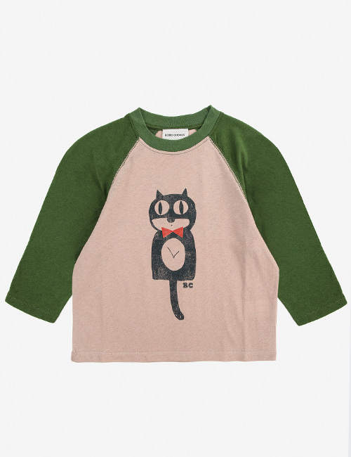 [BOBO CHOSES]  Cat O&#039;Clock long sleeve T-shirt [12-13Y]