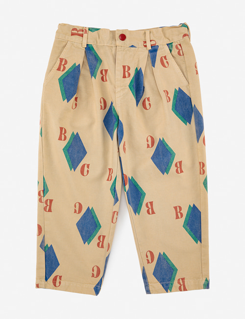 [BOBO CHOSES]  BC diamond all over chino trousers[6-7Y,10-11Y]