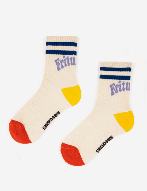 [BOBO CHOSES]  Friturday short socks [23-25, 26-28, 29-31]