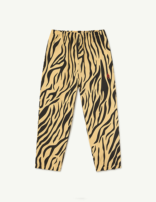 [The Animals Observatory]  Yellow Zebra Elephant Pants [6Y]