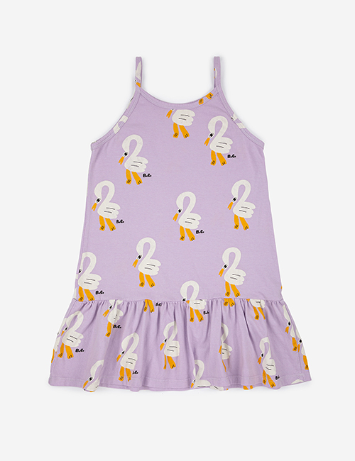[BOBO CHOSES] Pelican all over strap dress [10-11y, 12-13y]