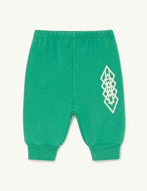 [The Animals Observatory]  DROMEDARY BABY PANT GREEN UNIFORMS [12M]