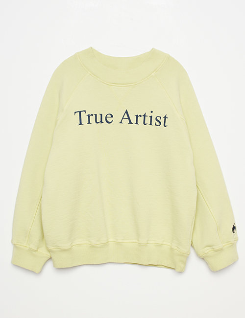 [TRUE ARTIST]  Sweatshirt nº01 _ Pale Green [6-7Y, 8-9Y, 10-11Y, 12-13Y]