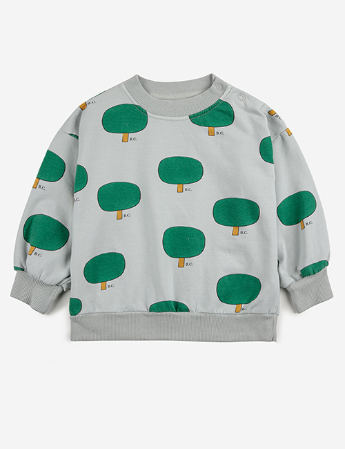 [BOBO CHOSES] Baby Green Tree all over sweatshirt [12M,18M,24M]