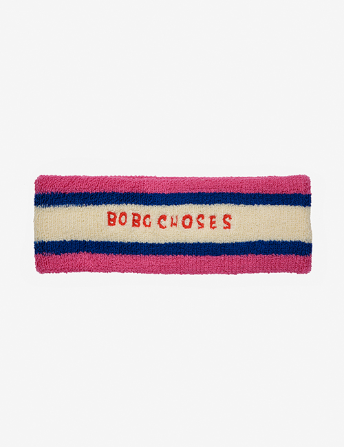 [BOBO CHOSES]Bobo Choses pink towel headband