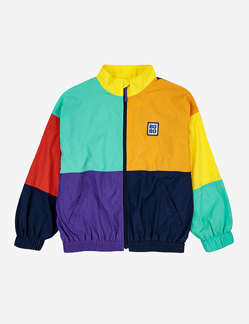 [BOBO CHOSES] Colorblock windbreaker jacket _ Multicolor [2-3Y]